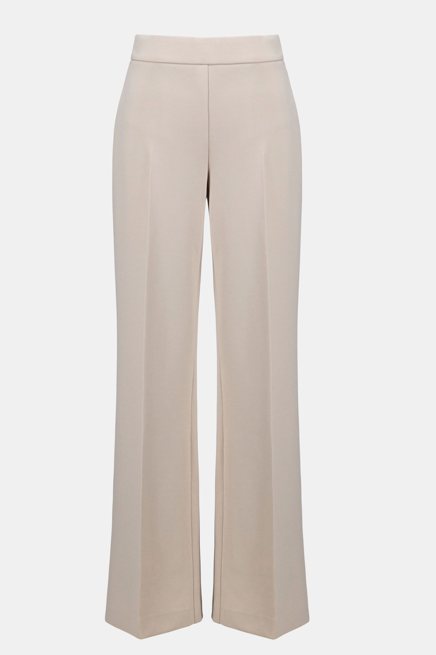 Joseph Ribkoff Scuba Crepe Wide Leg Pull-On Trousers Sand 233787-3677