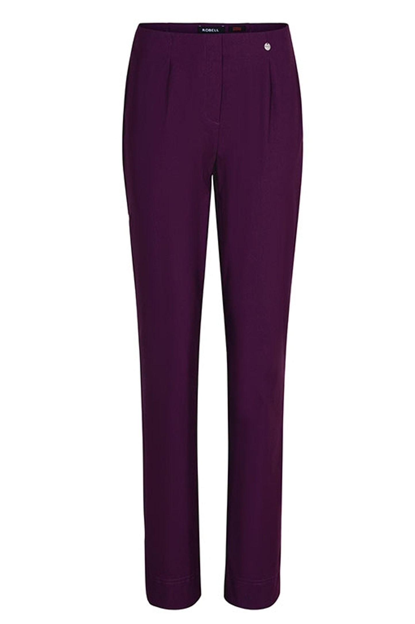Robell Marie Fleece Lined Trousers Purple 51412-54025-580 - 31" Leg