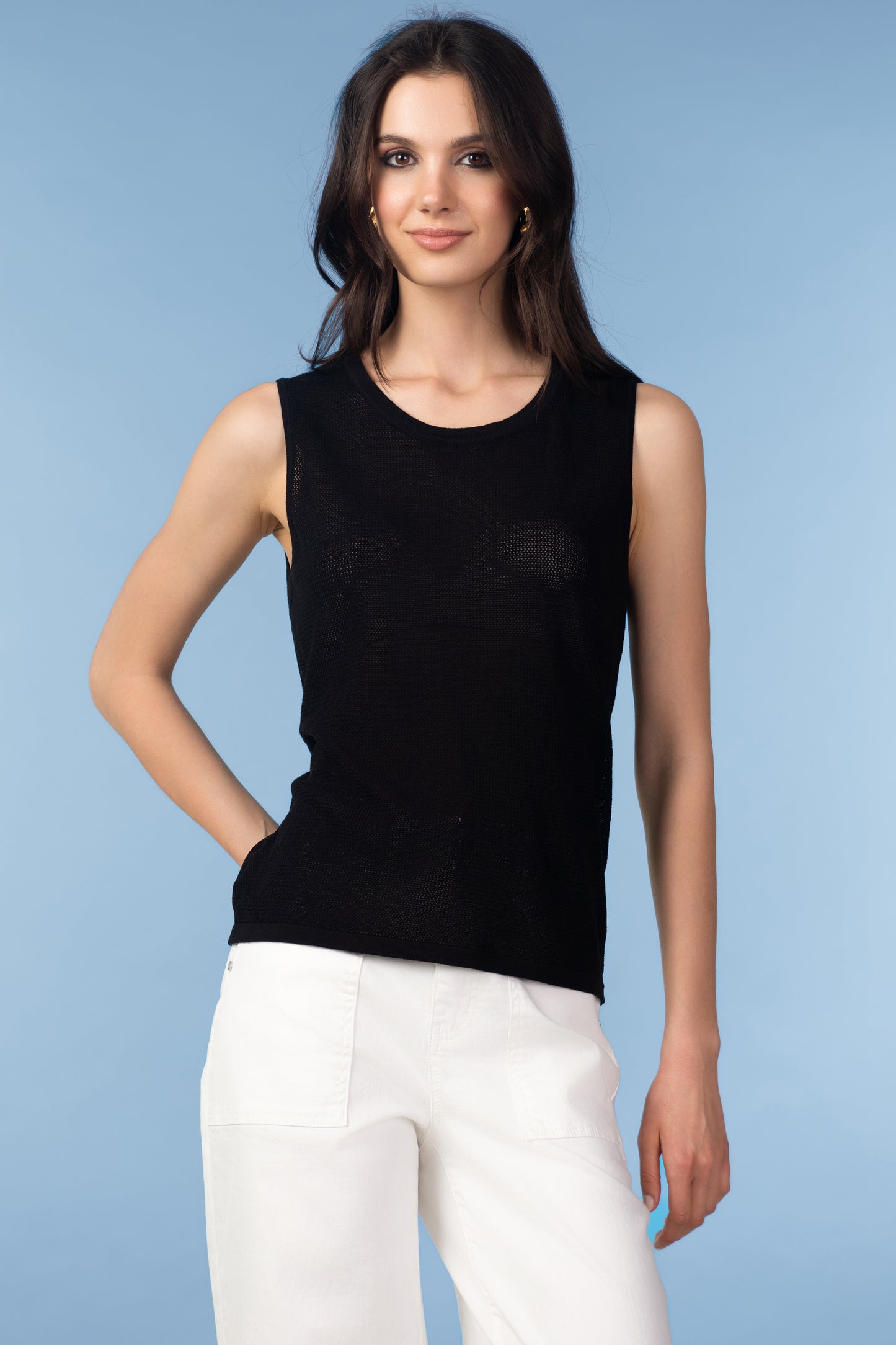 Alison Sheri Fine Knit Set Black A47225/A47226