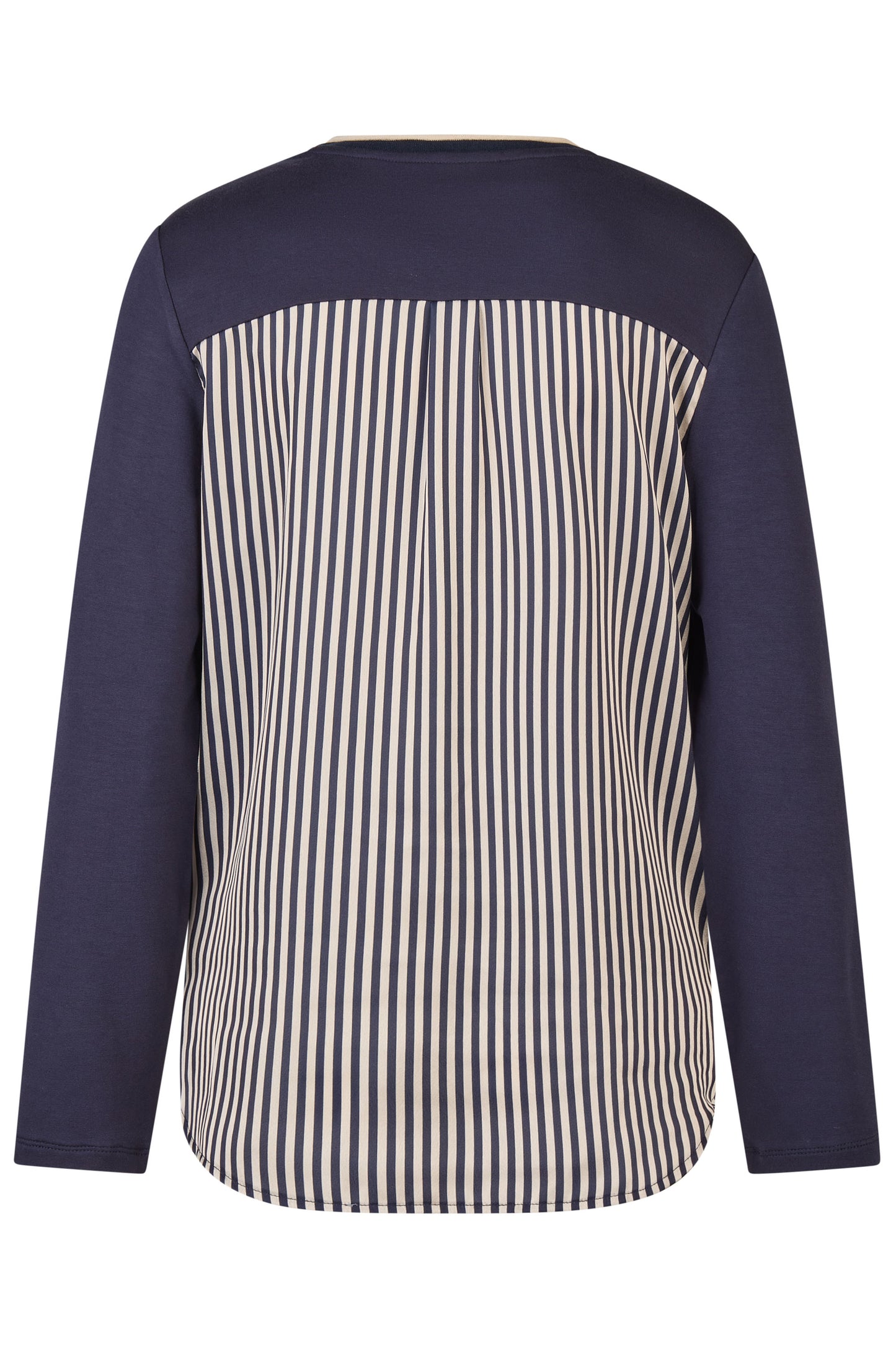 Barbara Lebek Floral/Stripe Top - Navy - 36640052-870