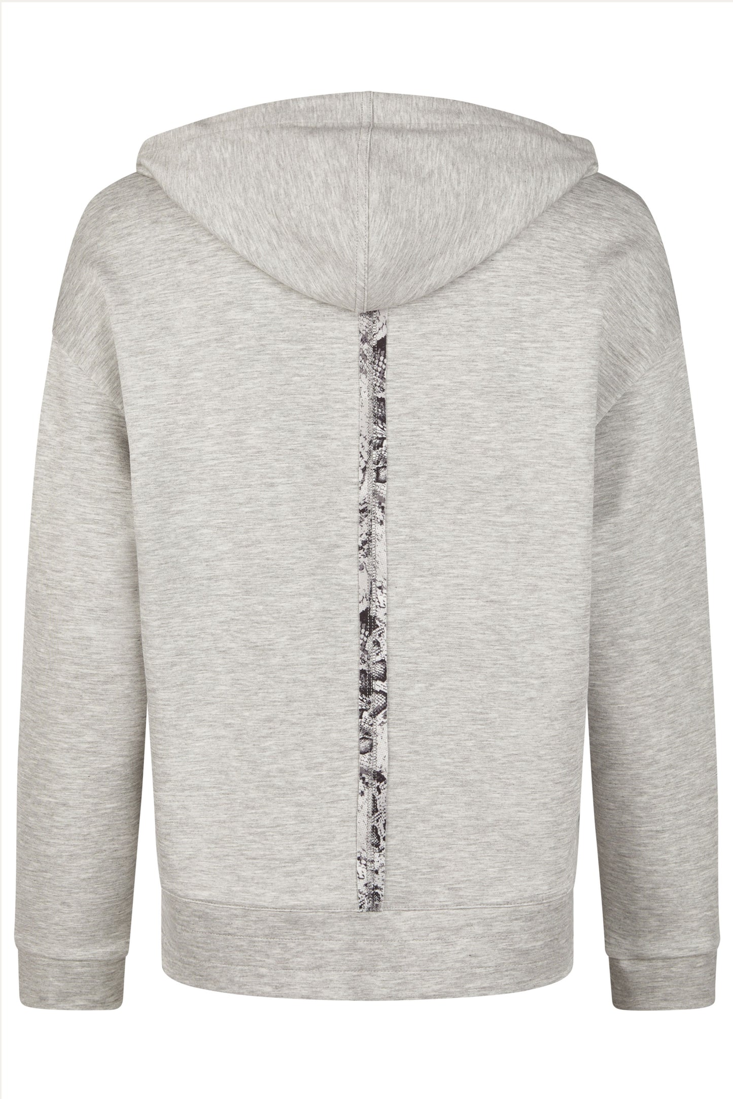 Barbara Lebek Zip-Up Hooded Top Steel 36110052-923