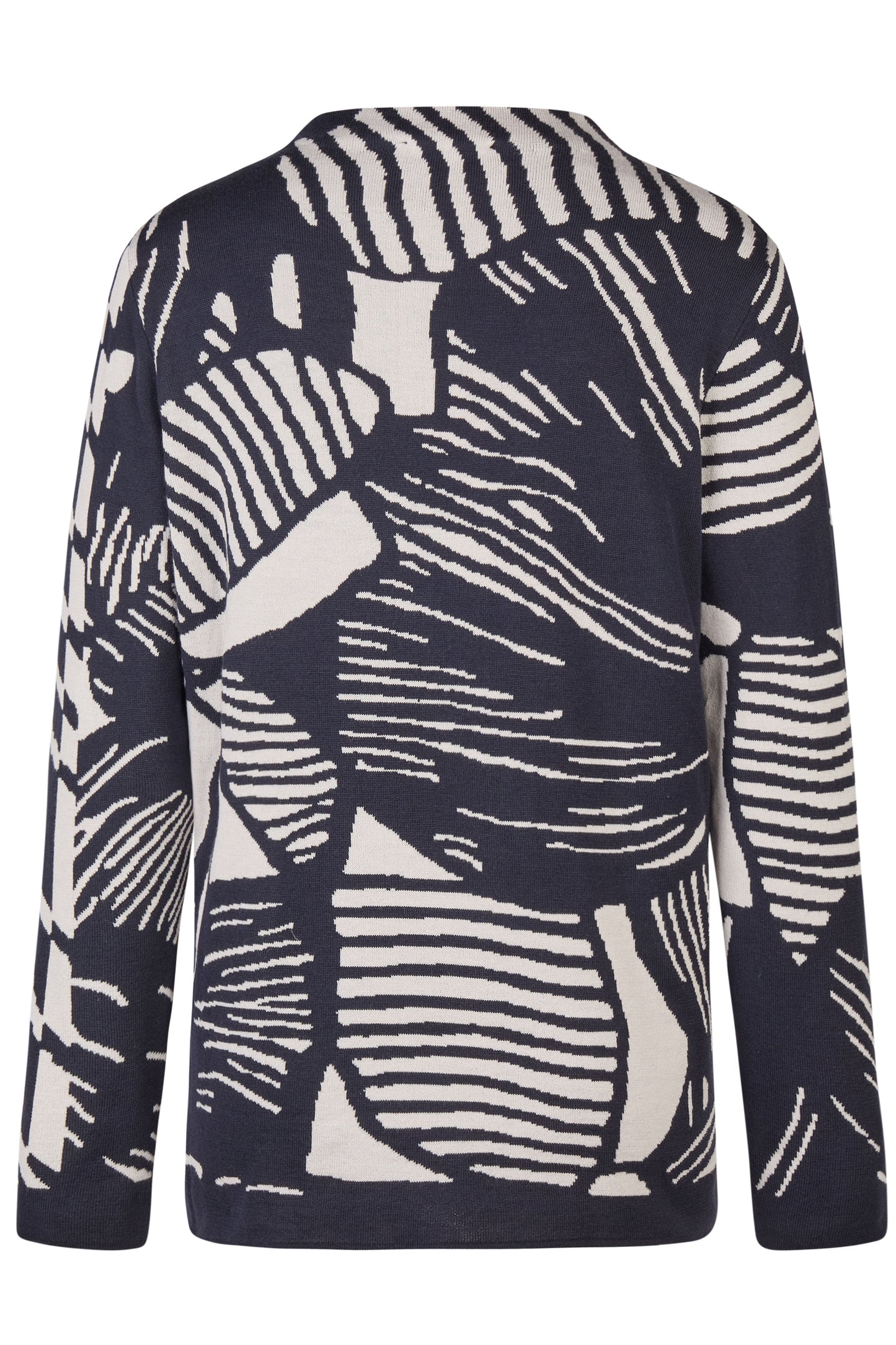Barbara Lebek Abstract Sweater - Navy - 36790052-870