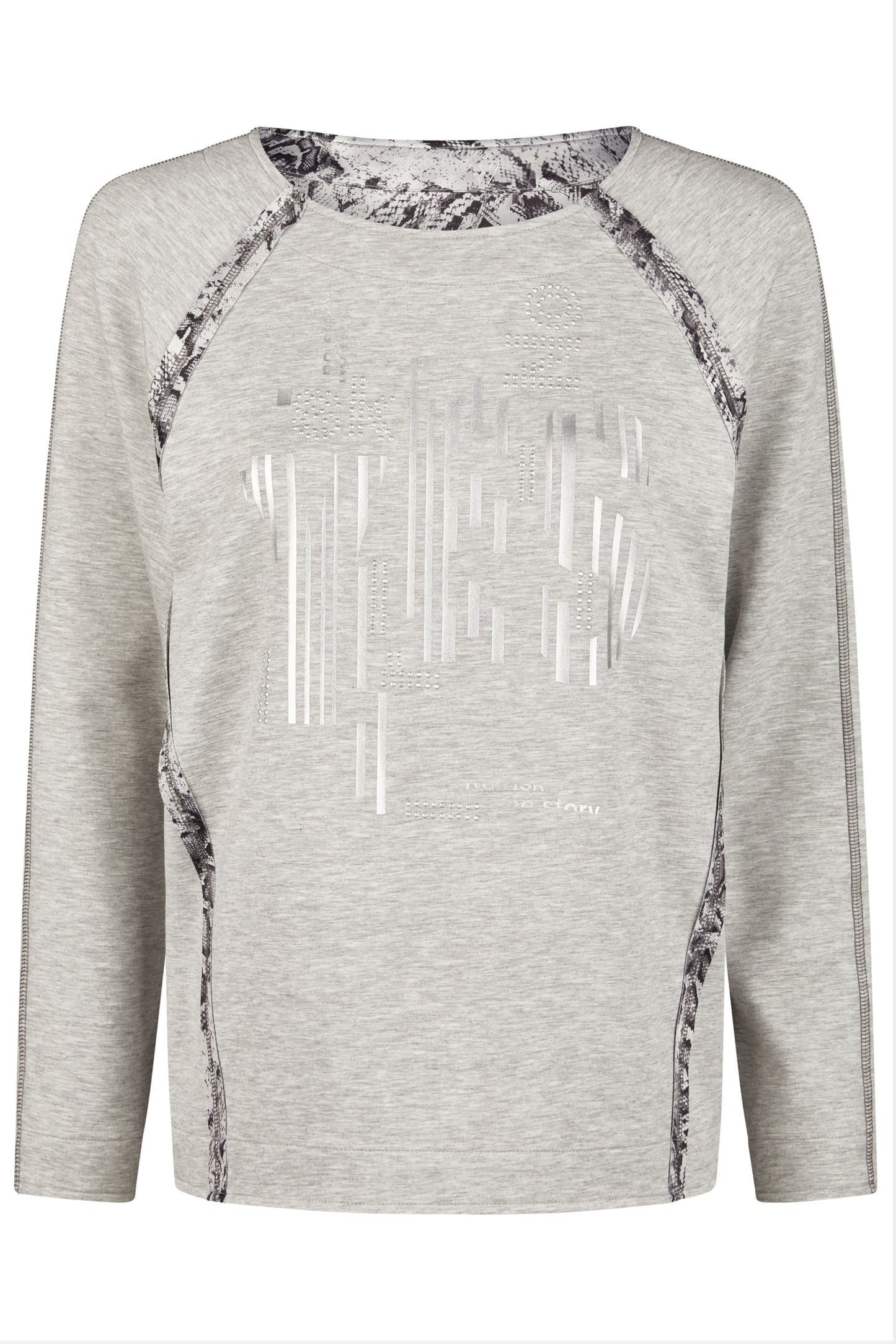 Barbara Lebek Detailed Sweater - Steel - 36130052-923