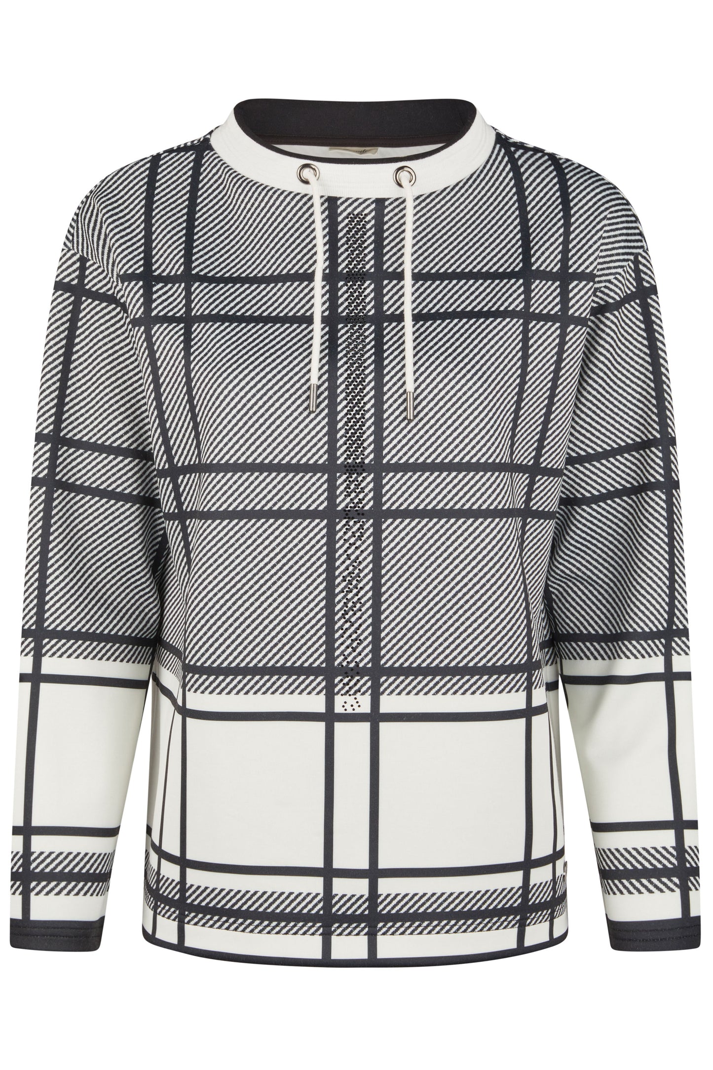 Barbara Lebek Checked Sweater - Off-White - 35590052-120