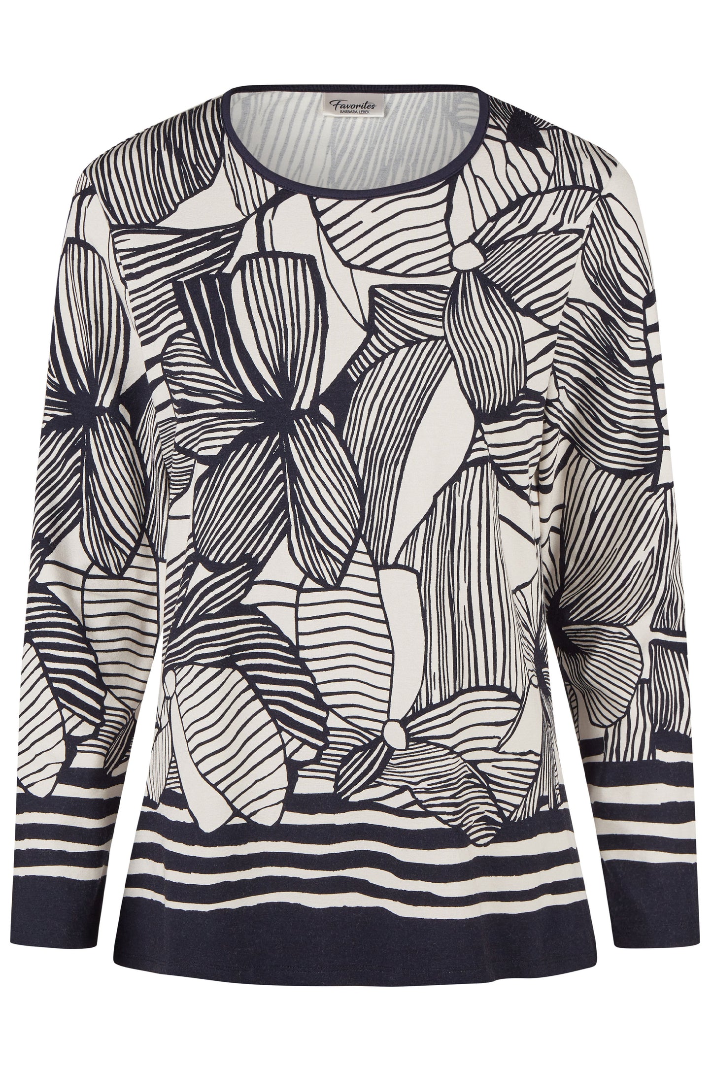 Barbara Lebek Classic Top - Almond - 36680052-903