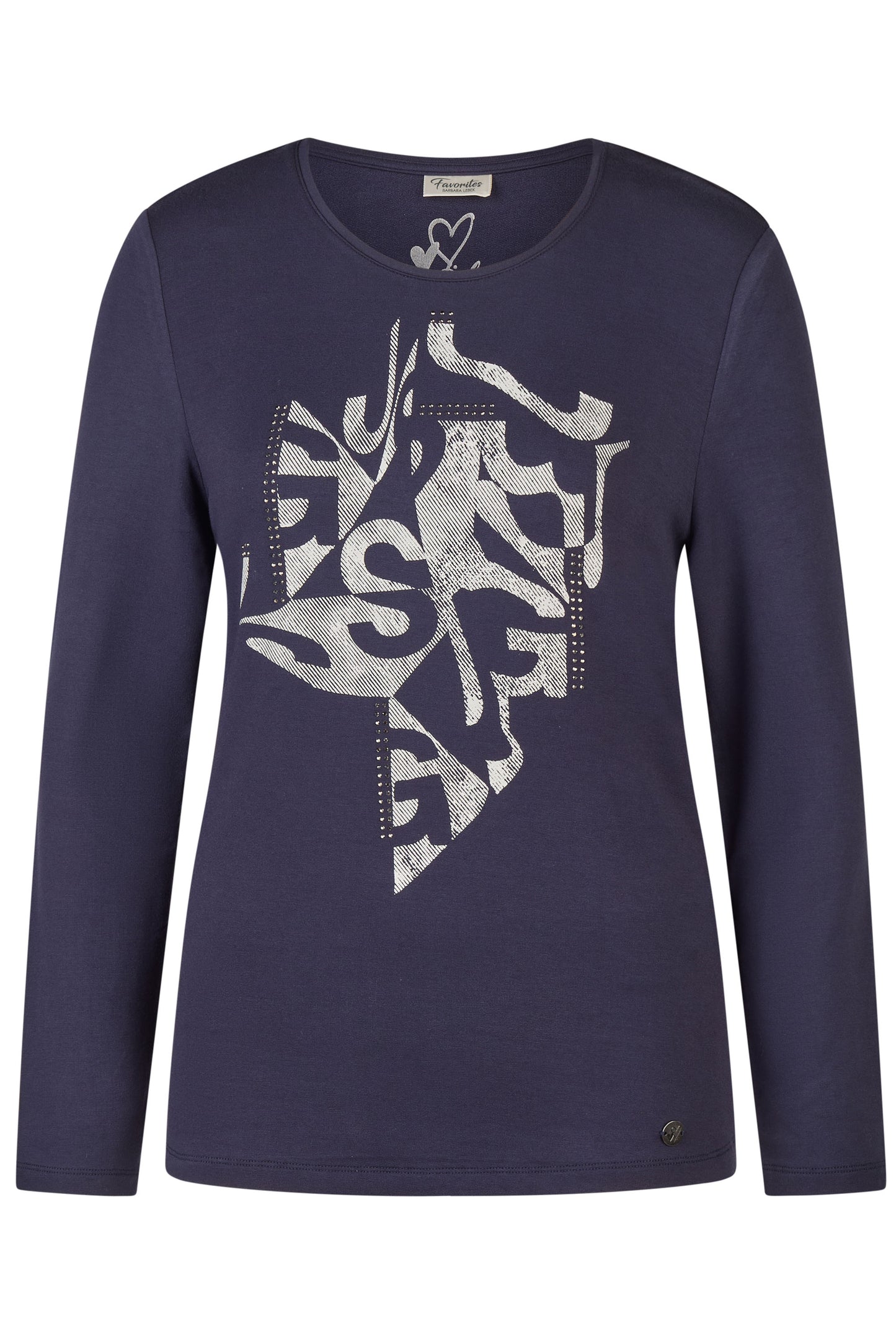Barbara Lebek Long Sleeved Top - Navy - 36670052-870