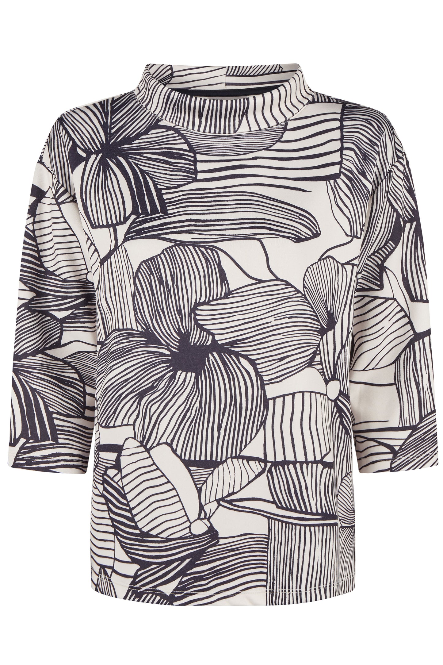 Barbara Lebek Bold Floral Sweatshirt Almond 36690052-903