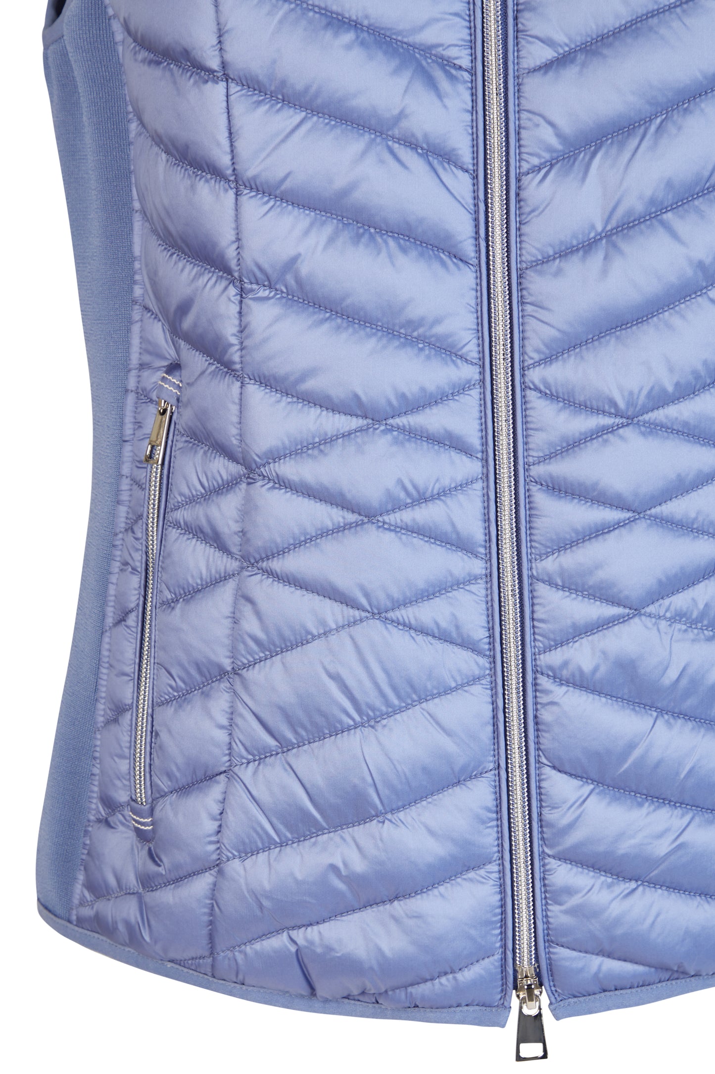 Barbara Lebek Gilet With Hood Electric Blue 50720062-775