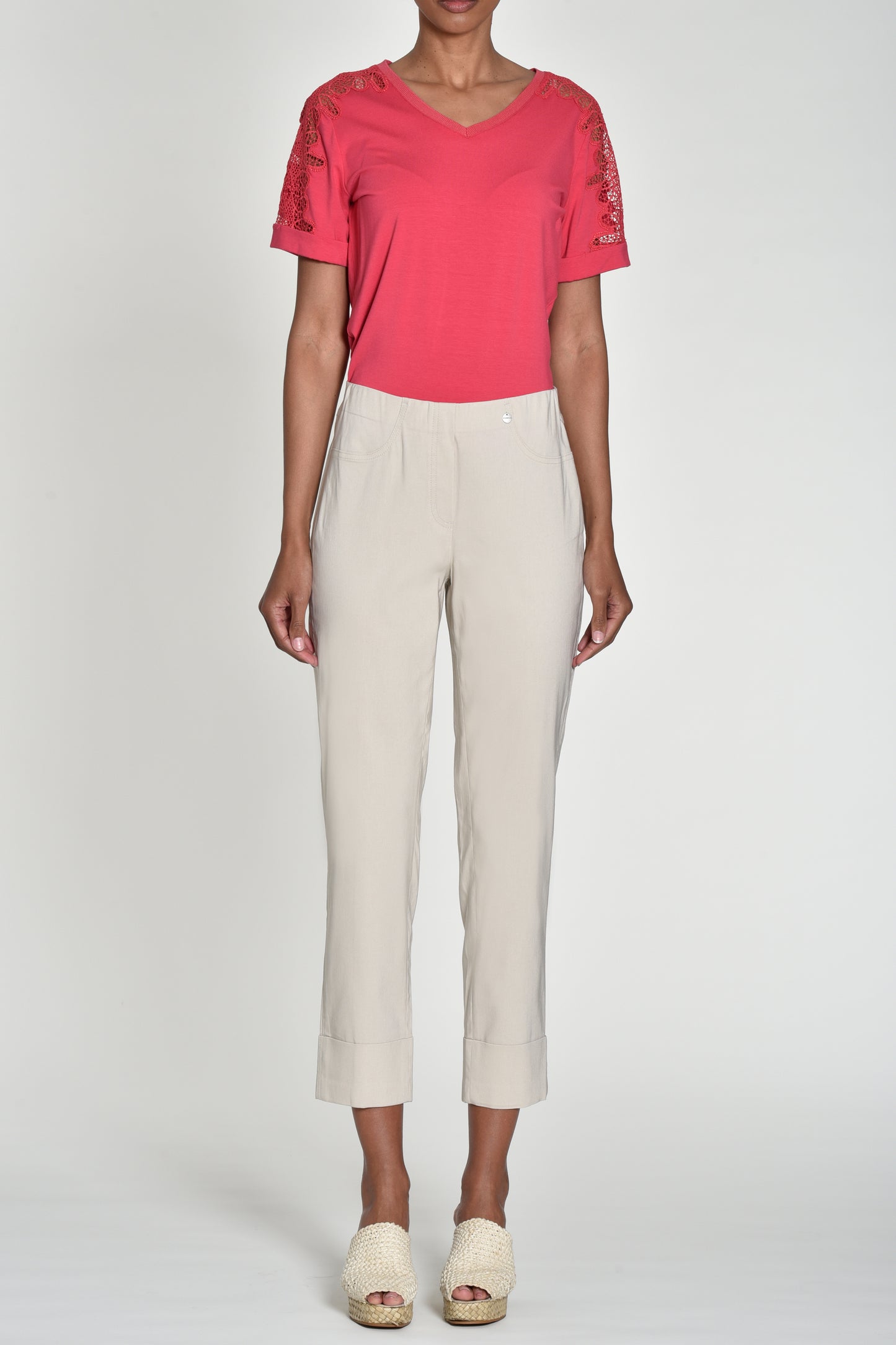 Robell Bella 09 Trousers Gold 51568-5499-14