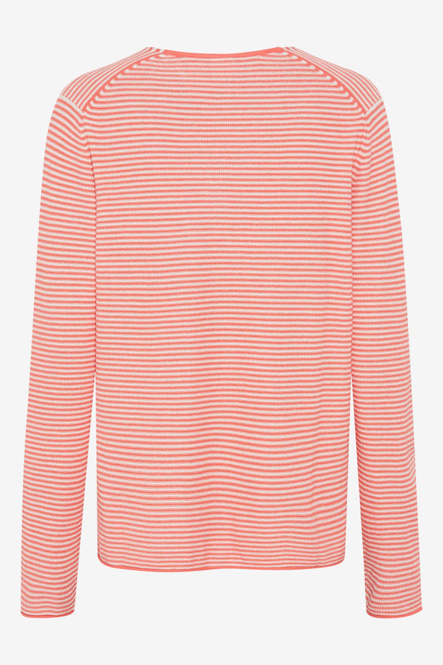 Brax Lesley Stripe Fine Ribbed Sweater Watermelon 90185400-36-5198-45