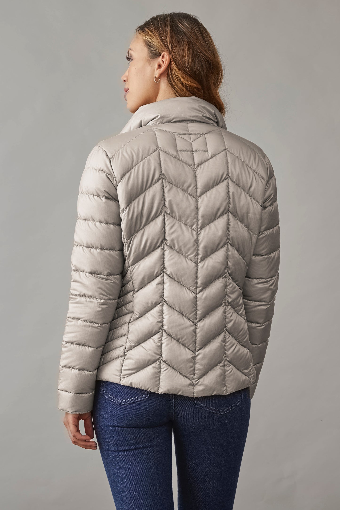 Junge Daisy Light Down Quilted Jacket Champagne 0125-2040-62-12