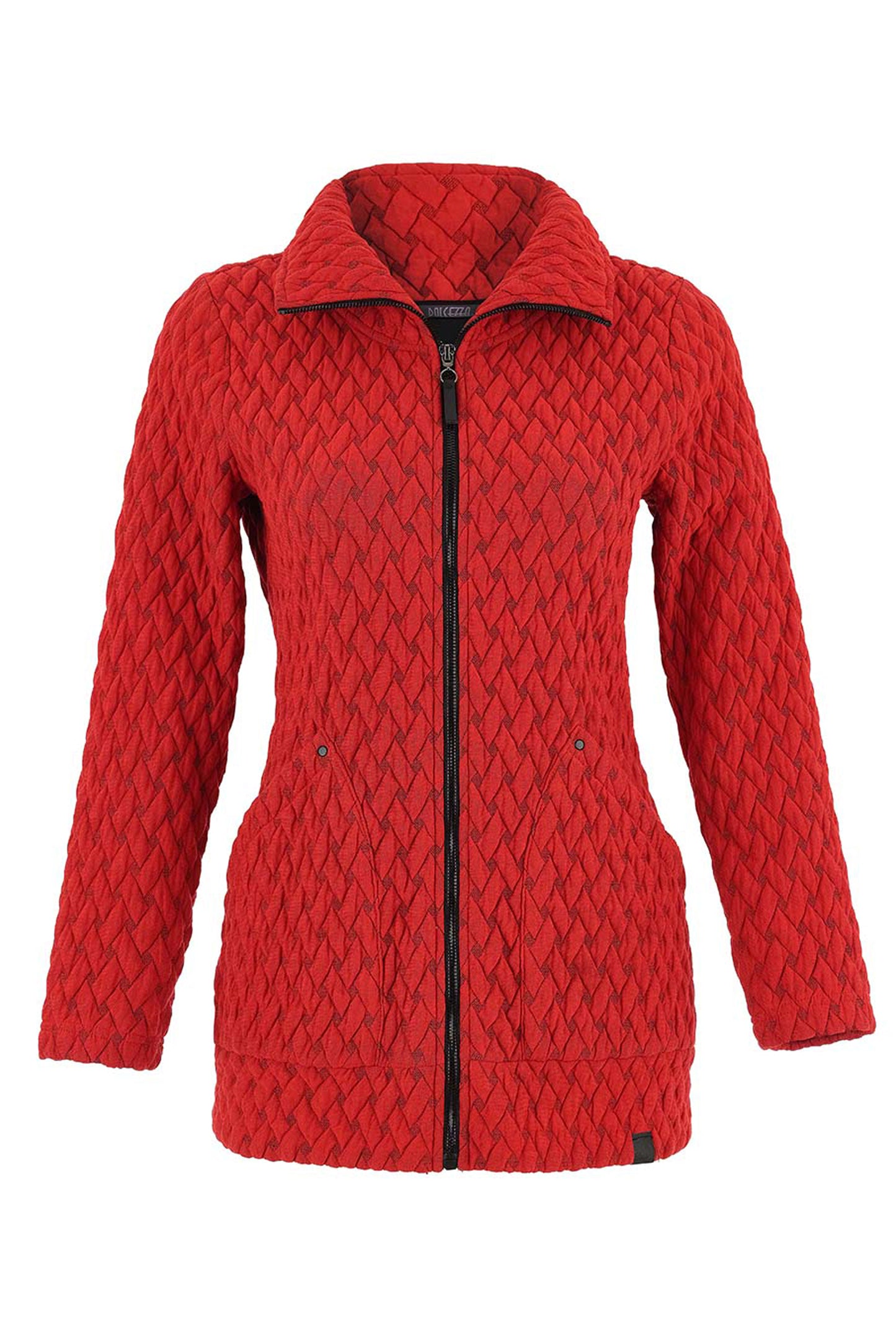 Dolcezza Embossed Detail Jacket Red 75183