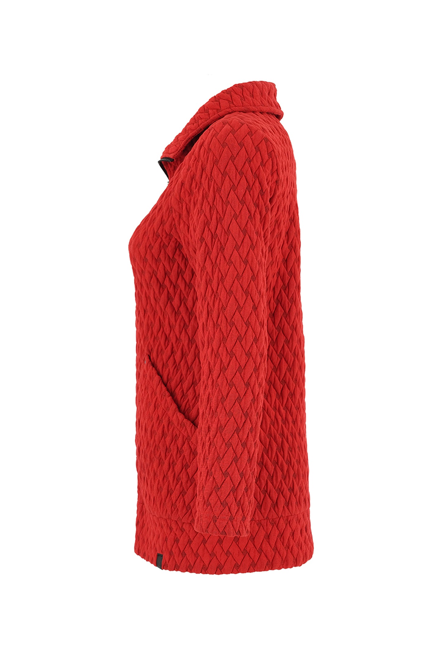 Dolcezza Embossed Detail Jacket Red 75183