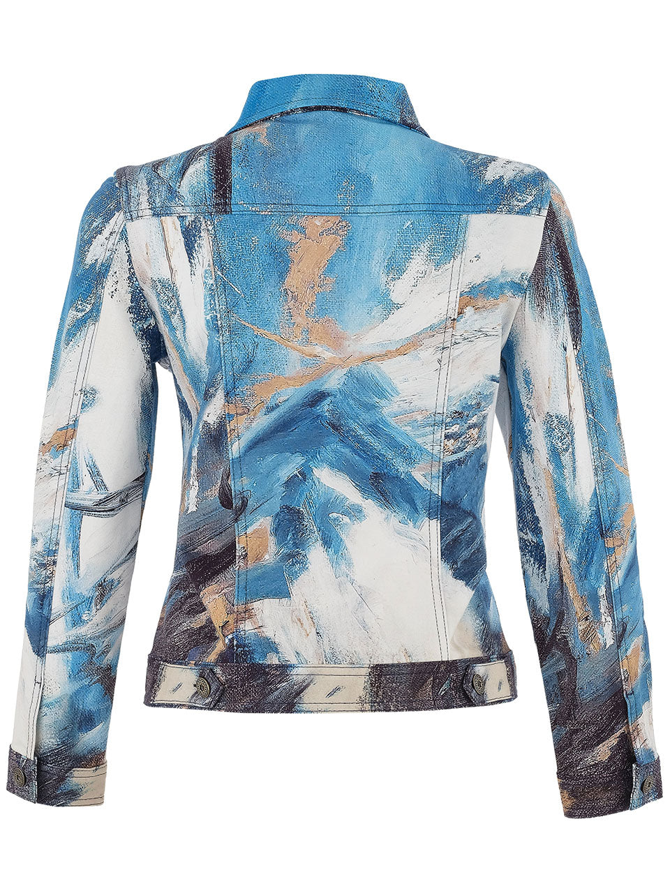 Dolcezza "The Storm" Print Jacket Blue/Multi 75677