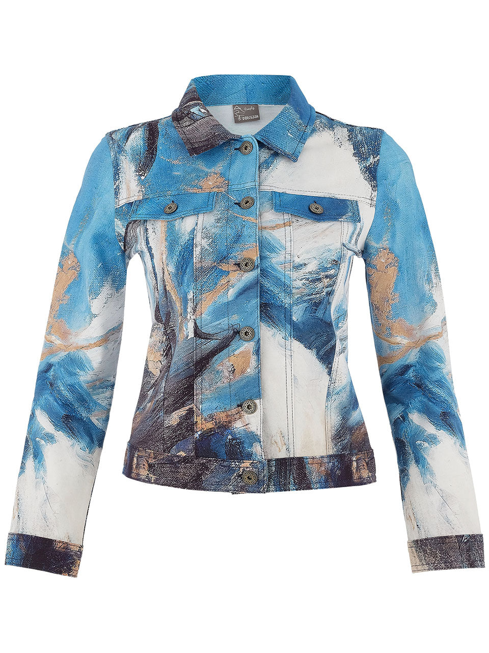 Dolcezza "The Storm" Print Jacket Blue/Multi 75677