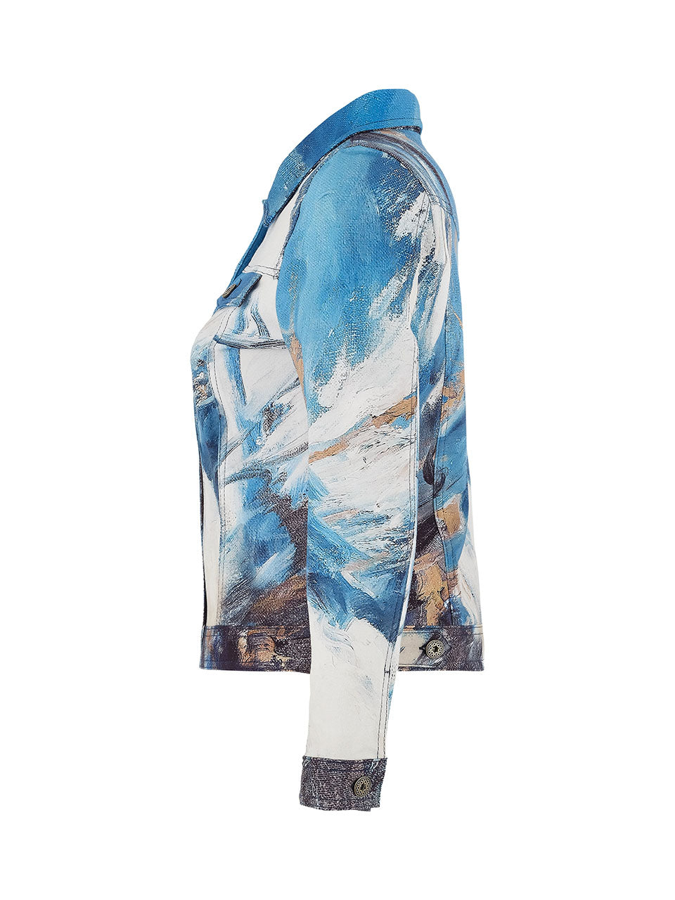 Dolcezza "The Storm" Print Jacket Blue/Multi 75677