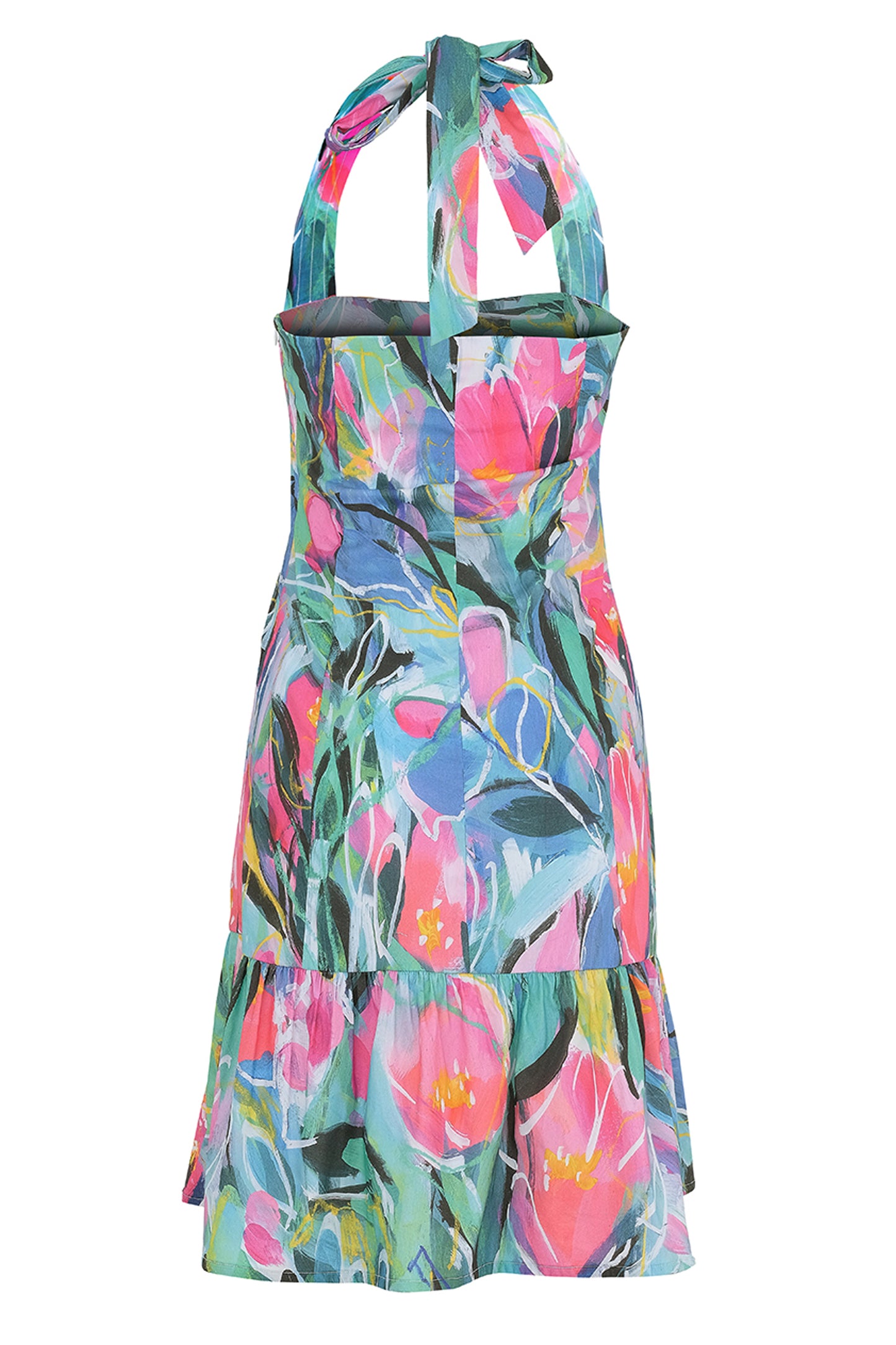 Dolcezza "Pure Joy 1" by Natasha Eveleigh Printed Dress Multi 25666