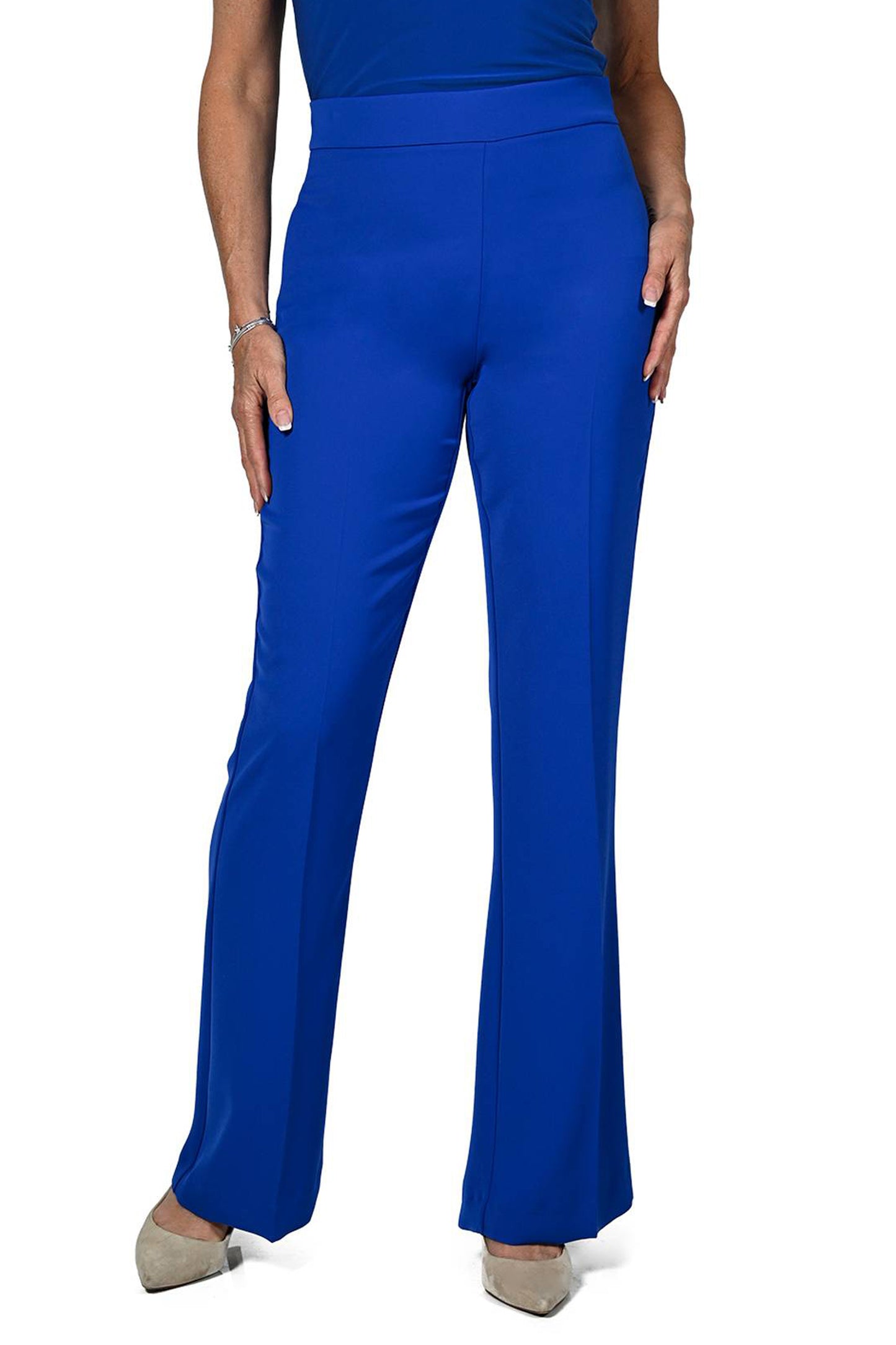 Frank Lyman High Rise Trousers Bright Royal Blue 236119