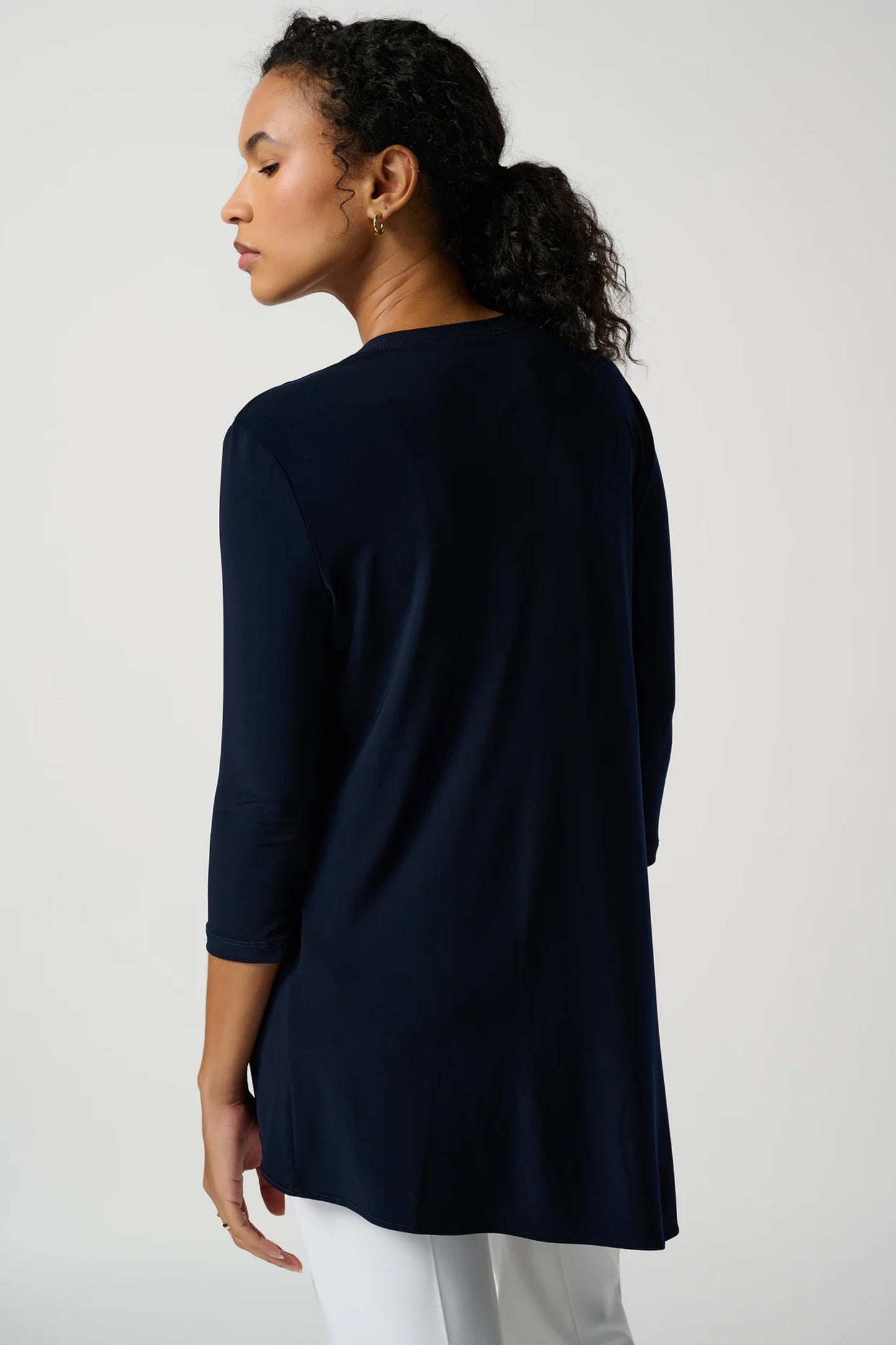 Joseph Ribkoff Asymmetric Panel Tunic Midnight 161066J