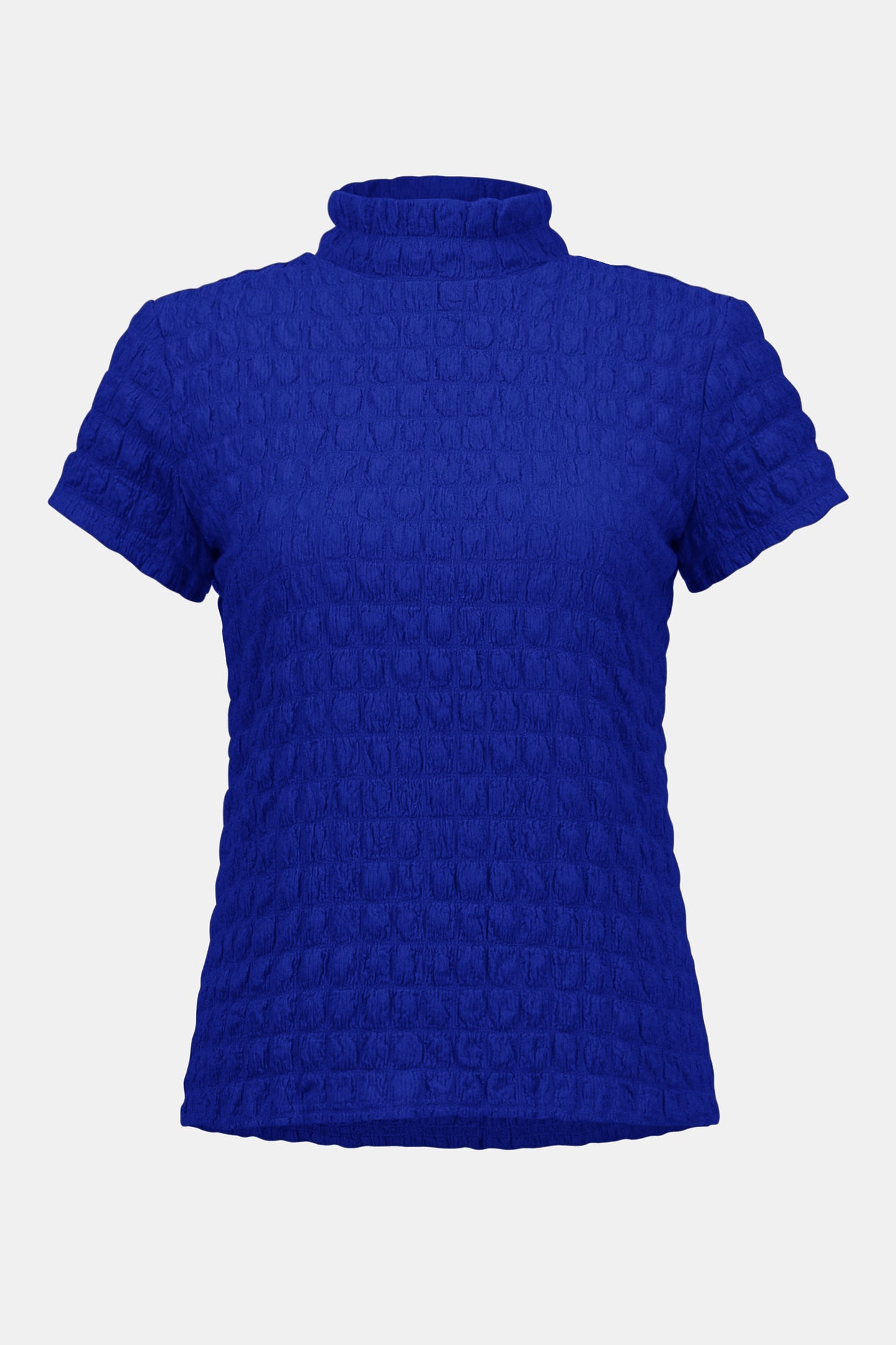 Joseph Ribkoff Textured Knit Fitted Top Royal Sapphire 253256-2922