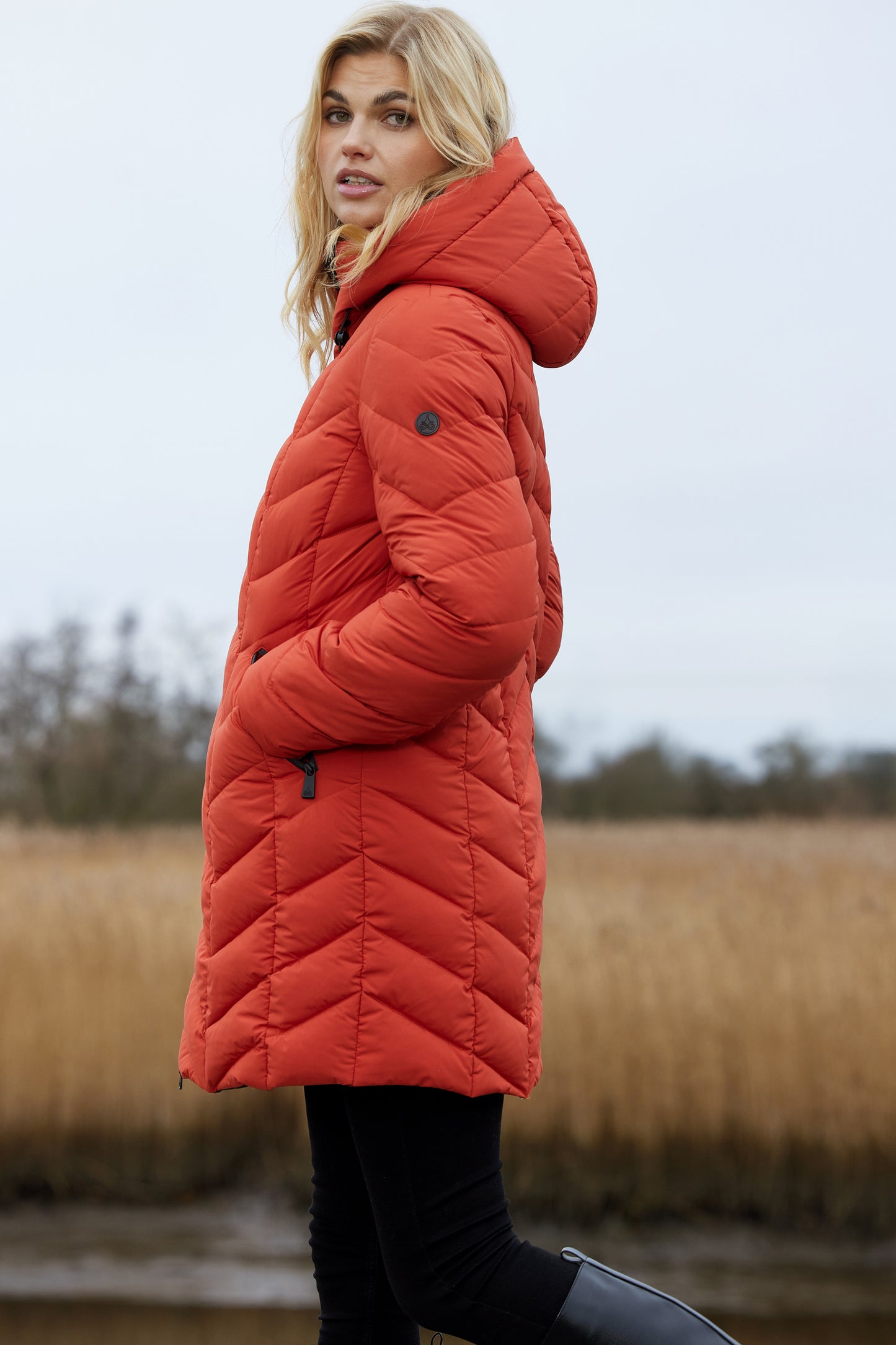 Junge Longline My Coat Brick Red 0225-2037-52-39
