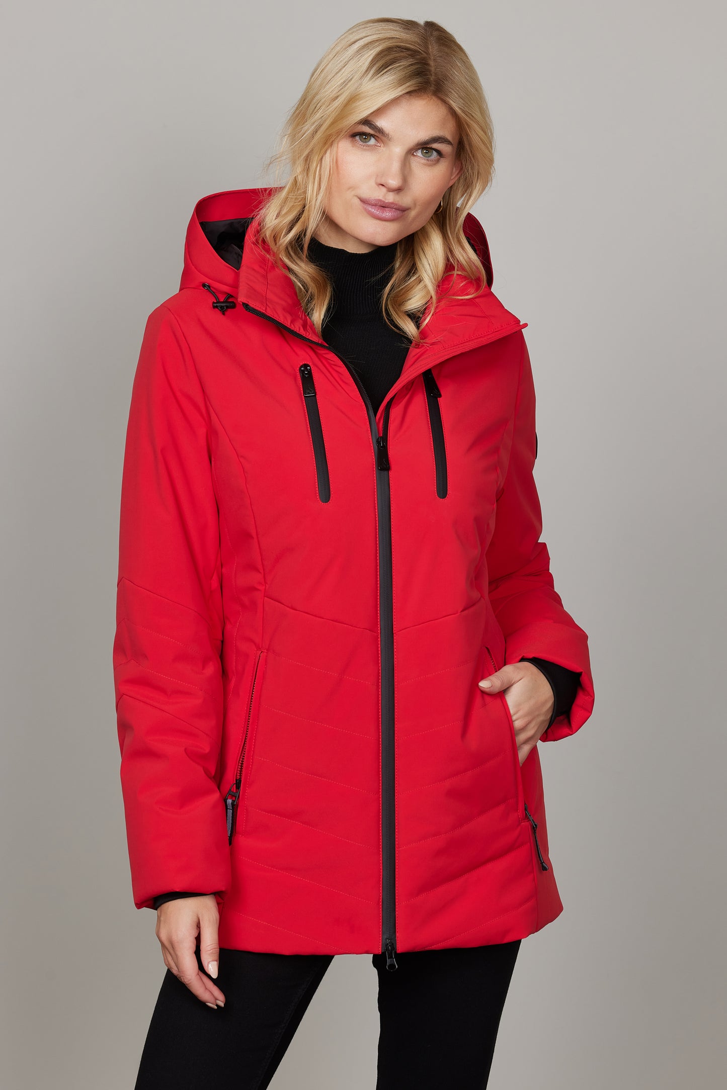 Junge Morgan Waterproof Padded Jacket Red 0225-2092-88-30