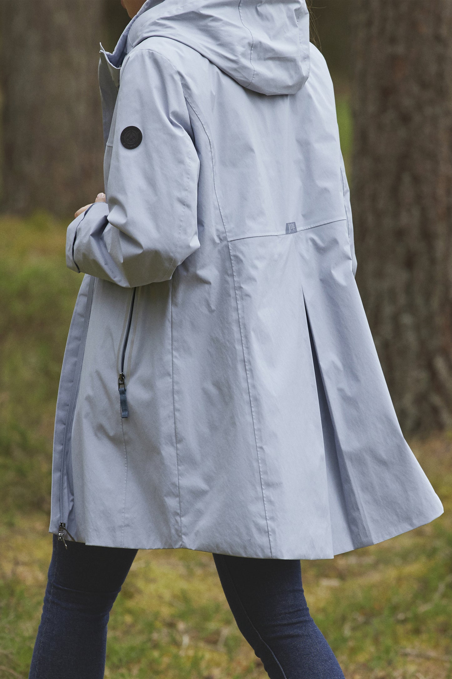 Junge Lis Waterproof Hooded Jacket Dolphin 0125-2893-88-92