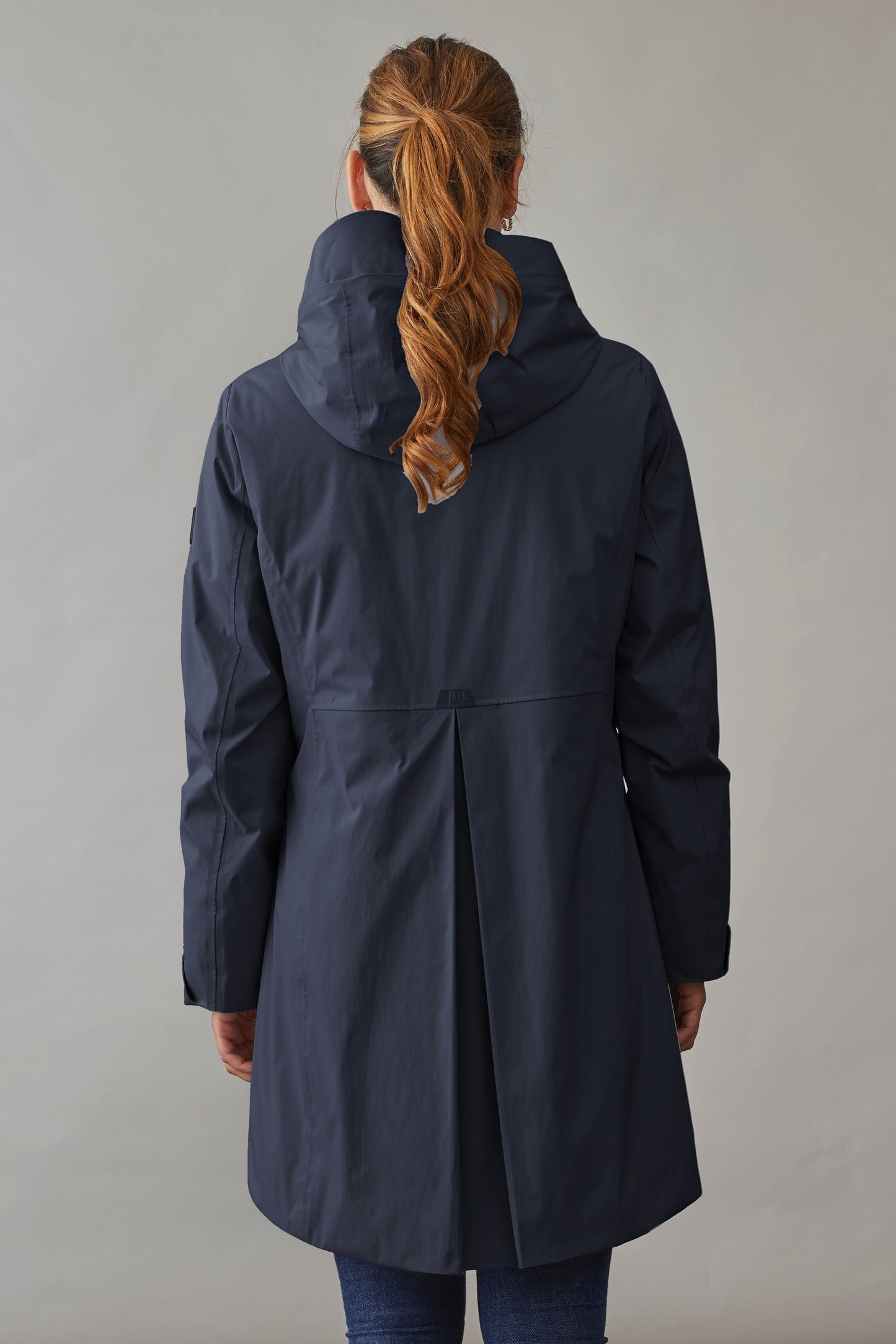 Junge Lis Waterproof Hooded Jacket Navy 0125-2893-88-50