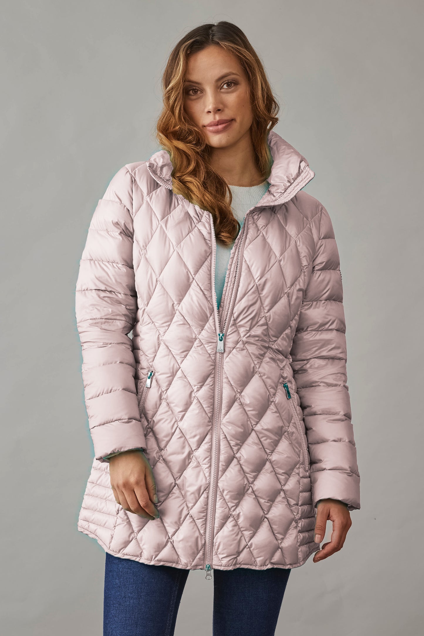 Junge Super Light Down Quilted Luca Jacket Blush 0125-2841-62-33