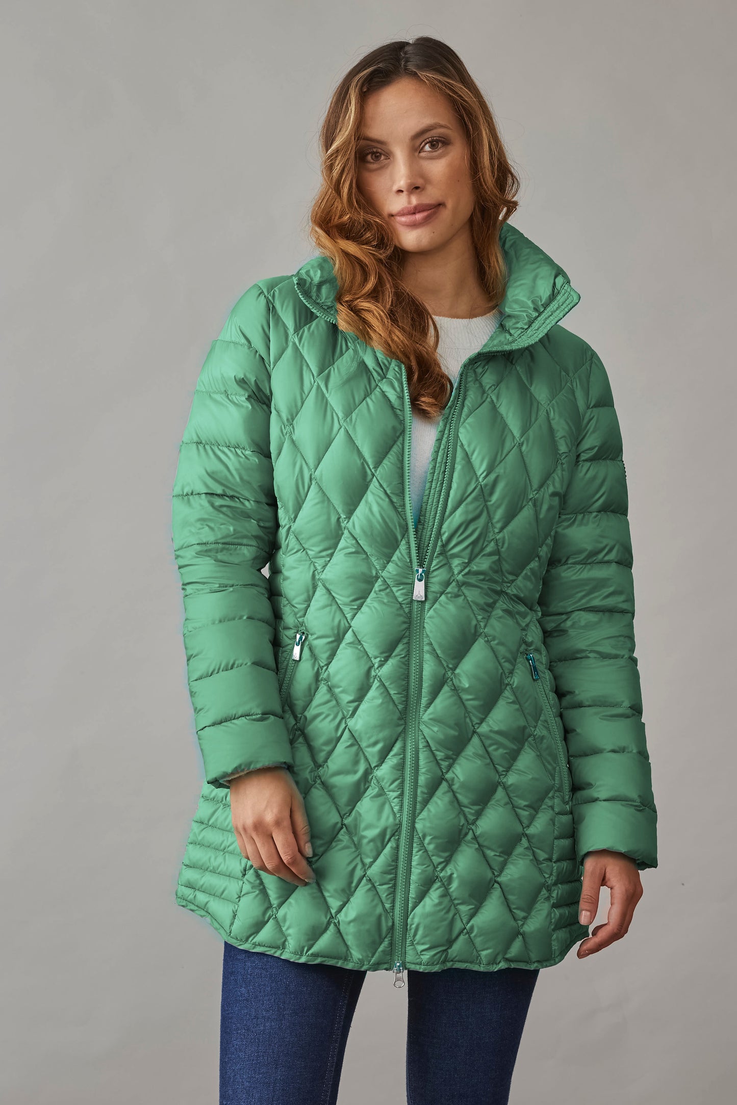 Junge Super Light Down Quilted Luca Jacket Mermaid 0125-2841-62-40