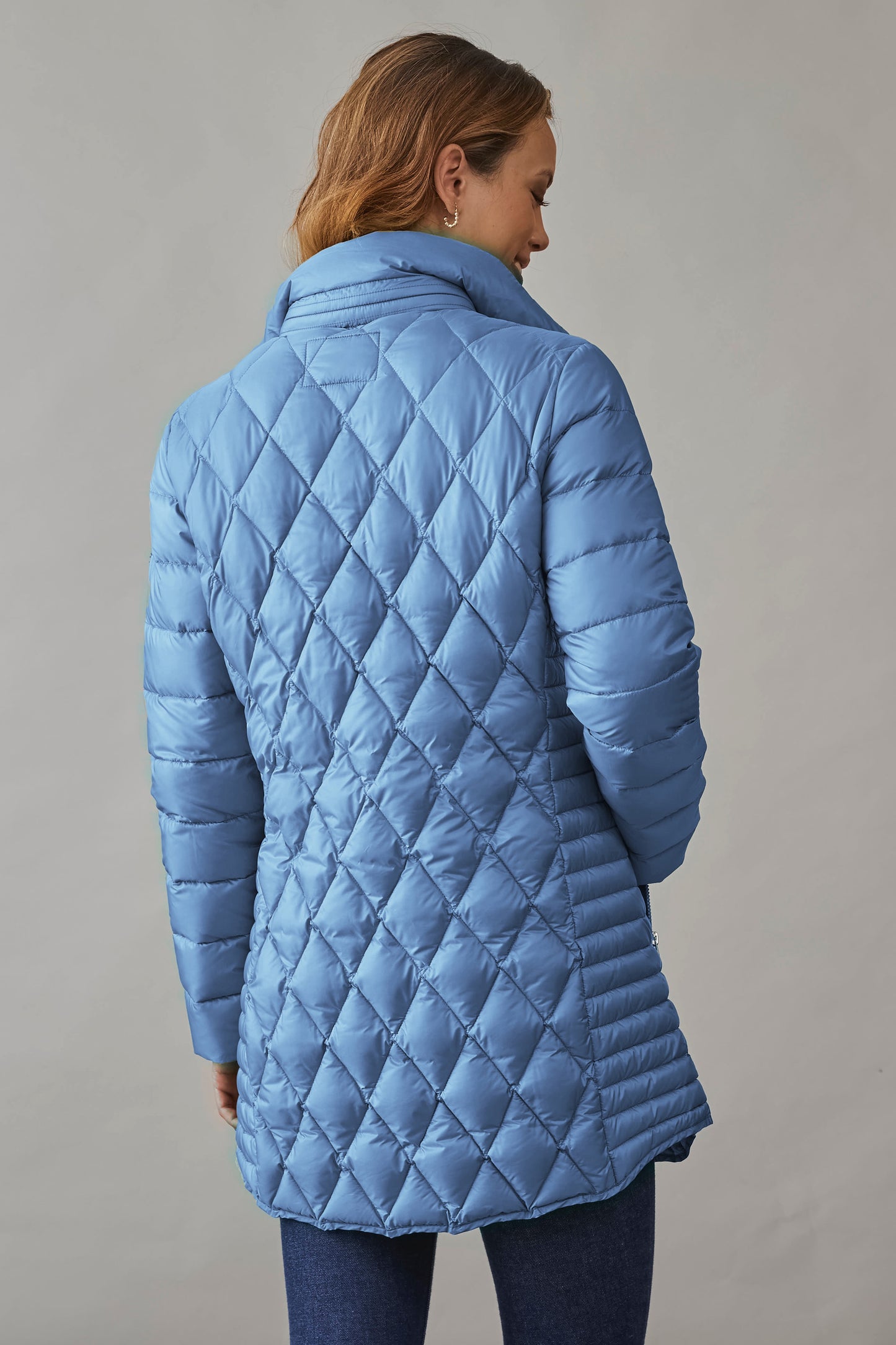Junge Super Light Down Quilted Luca Jacket Ocean 0125-2841-62-58