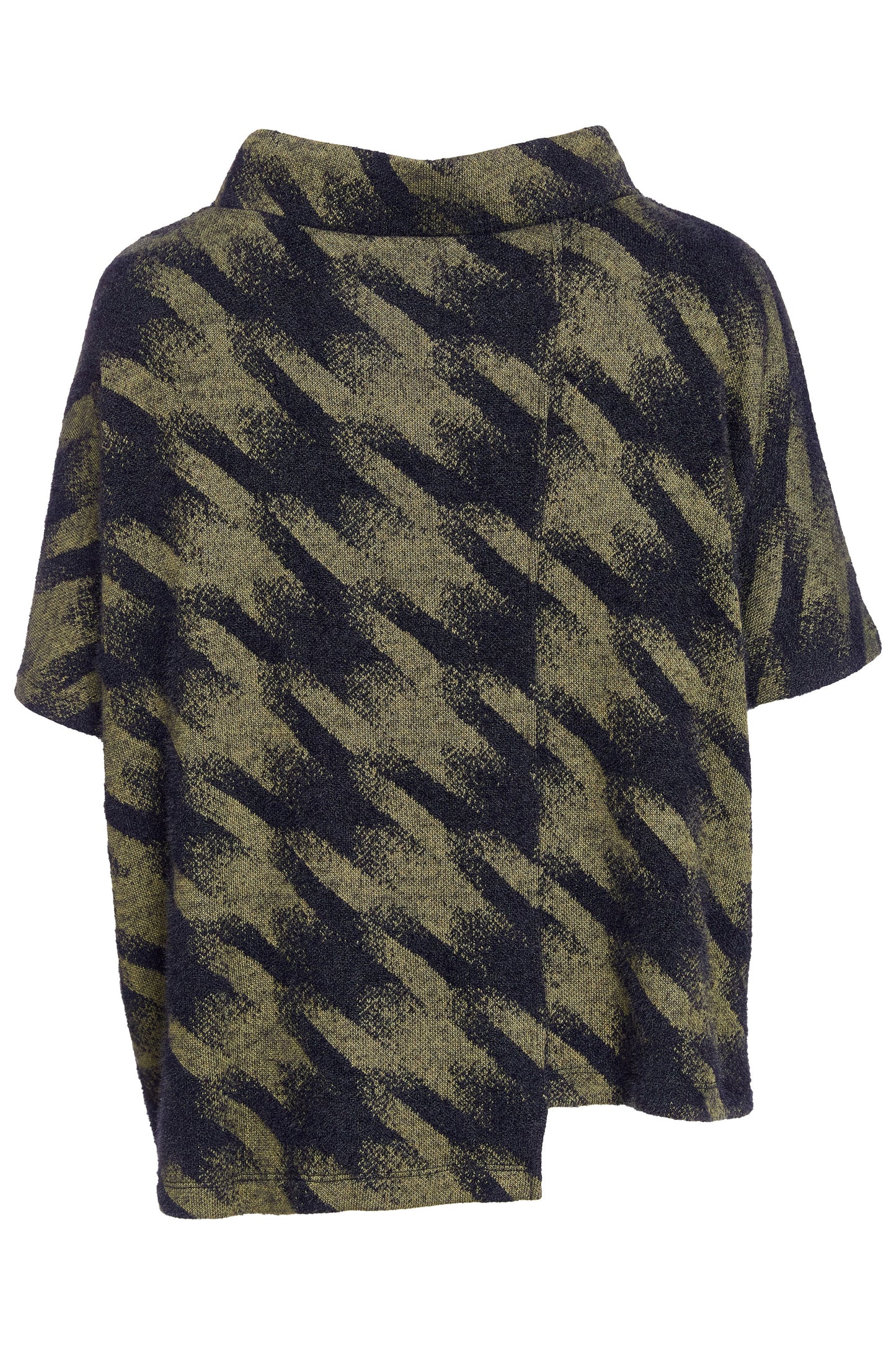 Naya Hounds Tooth Knit Sweater Moss NAW25244-52