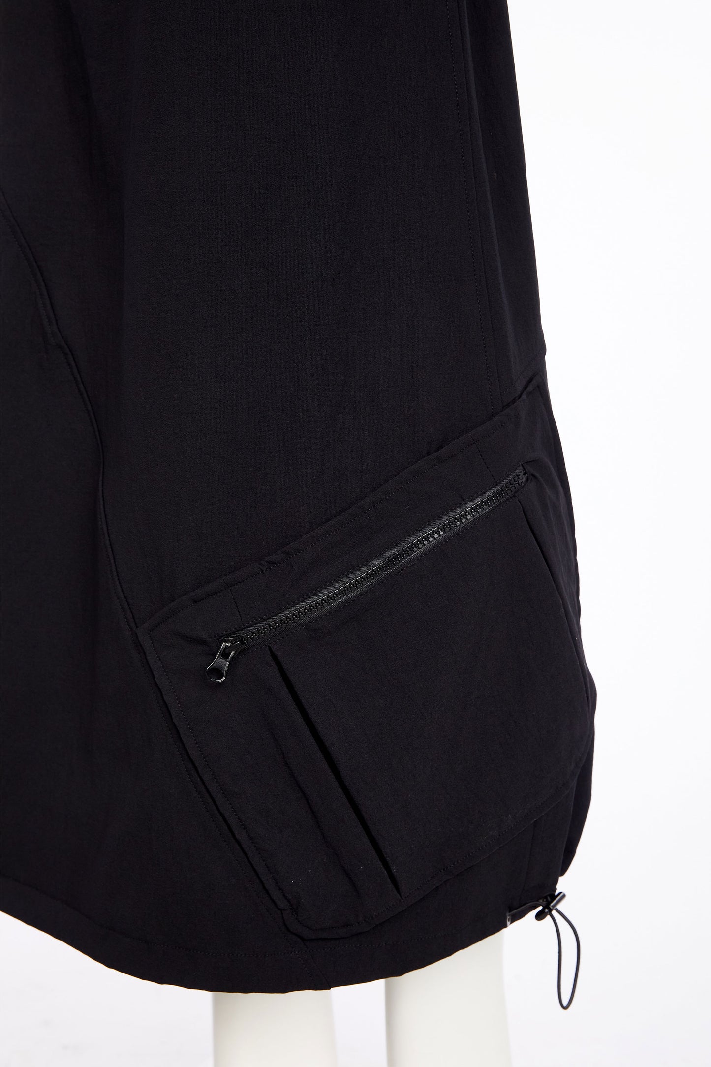 Naya panelled skirt with stud at waist and zip details Black NAW25345-09