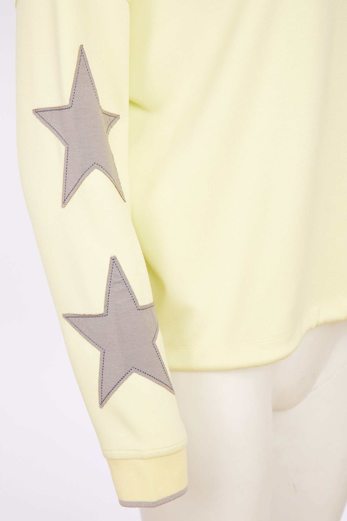 Naya Hooded Top With Contrast Cuff Lemon NAS26214-37