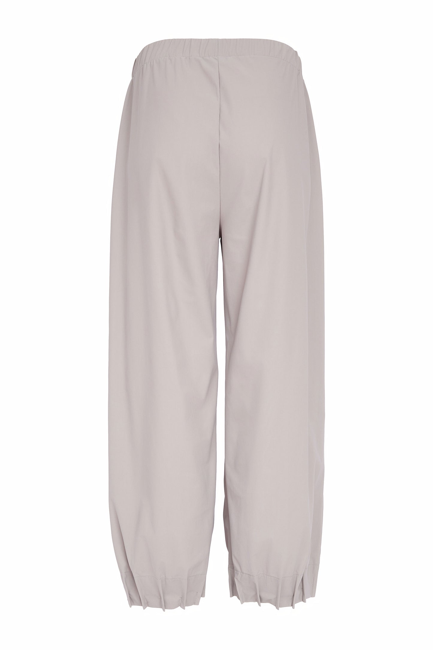 Naya Wide Leg Trouser With Tuck Hem Taupe NAS26230-71