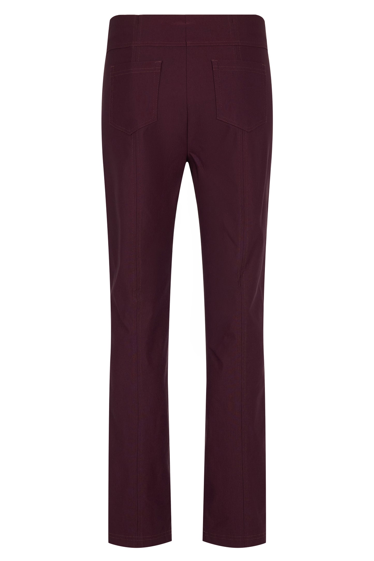 Robell Bella Fleece Lined Short Length Trousers Sangria 51559-54025-560S - 29" Leg