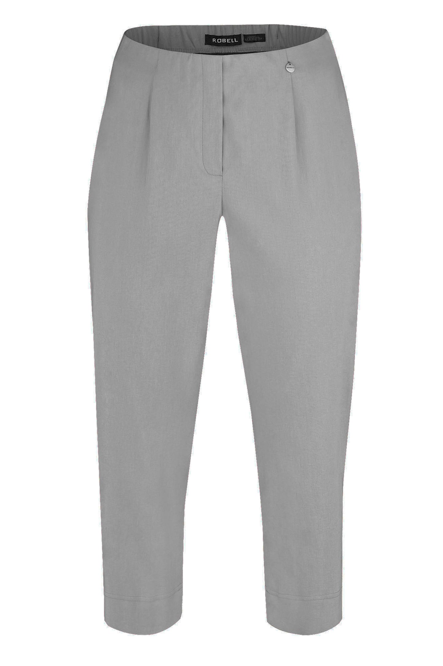 Robell Marie 07 Capri Trousers Stone Grey 51576-5499-920