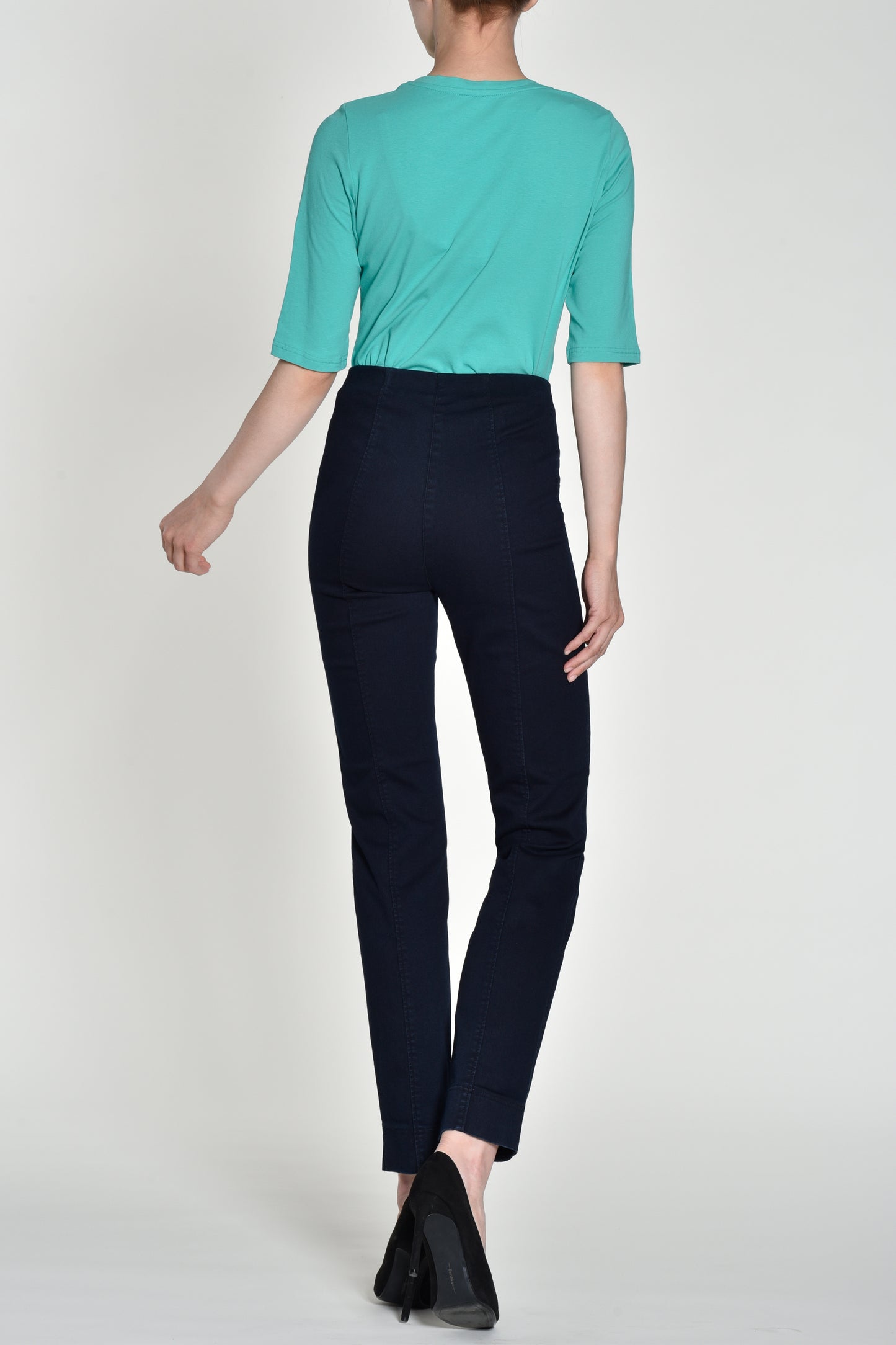 Robell Marie Slim Fit Full Length Jeans Dark Blue 51639-5448-69