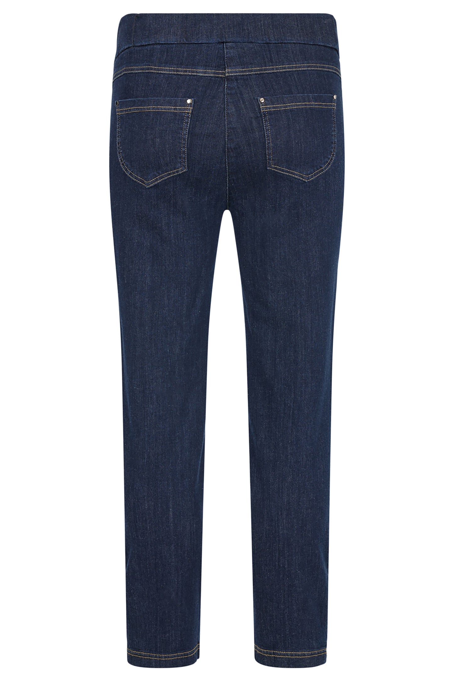 Robell Nena 09 Crop Jeans Distressed Navy 52489-54139-69