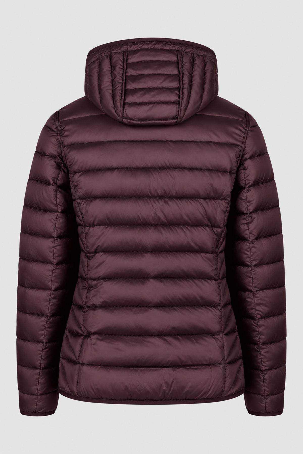Barbara Lebek Down Free Reversible Hooded Jacket Burgundy 11020062-270