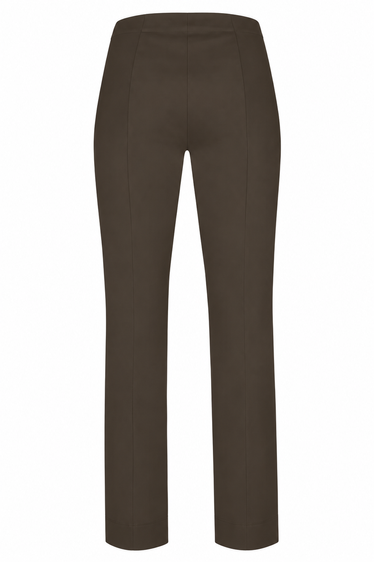 Robell Marie Fleece Lined Trousers Dark Brown 51412-54025-139- 31" Leg