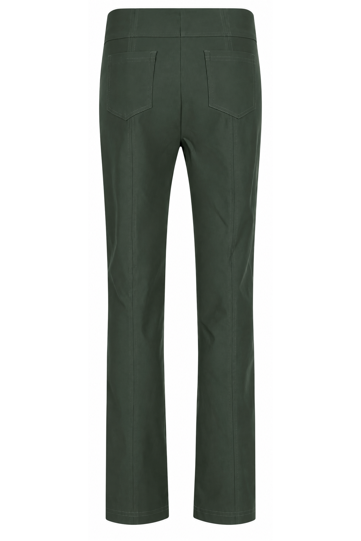 Robell Bella Fleece Lined Short Length Trousers Dark Green 51559-54025-189S - 29" Leg