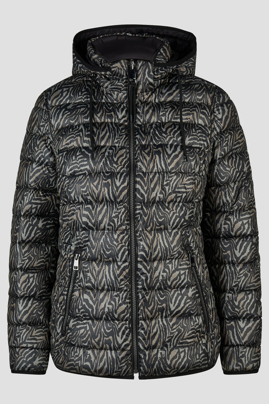 Barbara Lebek Down Free Reversible Hooded Jacket Black 11020062-280