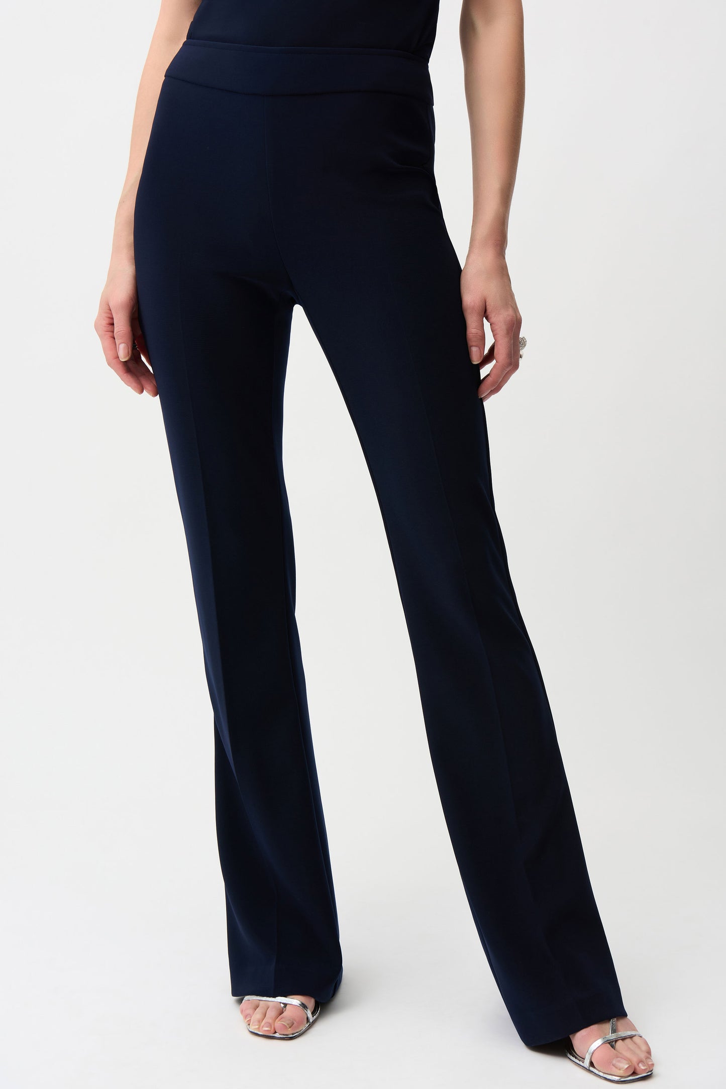 Joseph Ribkoff Classic Flared Pants Midnight Blue 163099-2166
