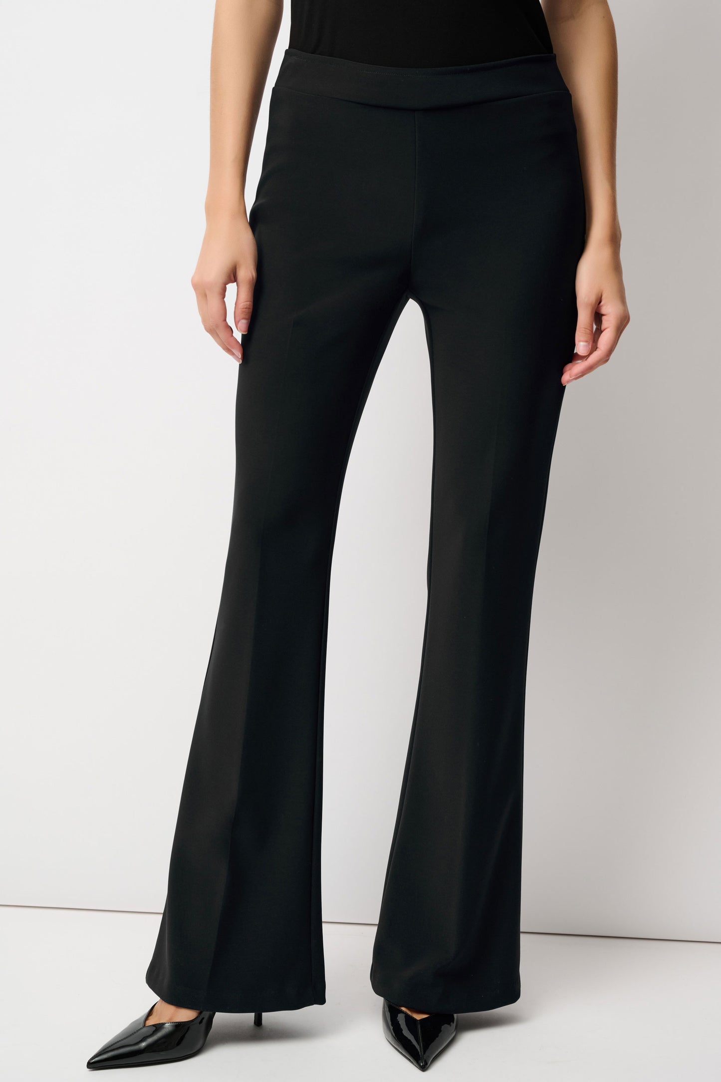 Joseph Ribkoff Classic Flared Trousers Black 163099-11