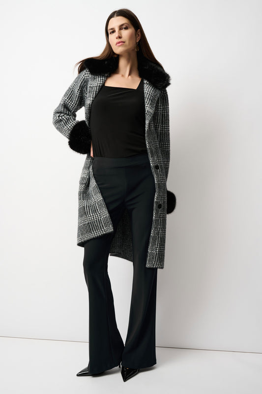 Joseph Ribkoff Classic Flared Trousers Black 163099-11