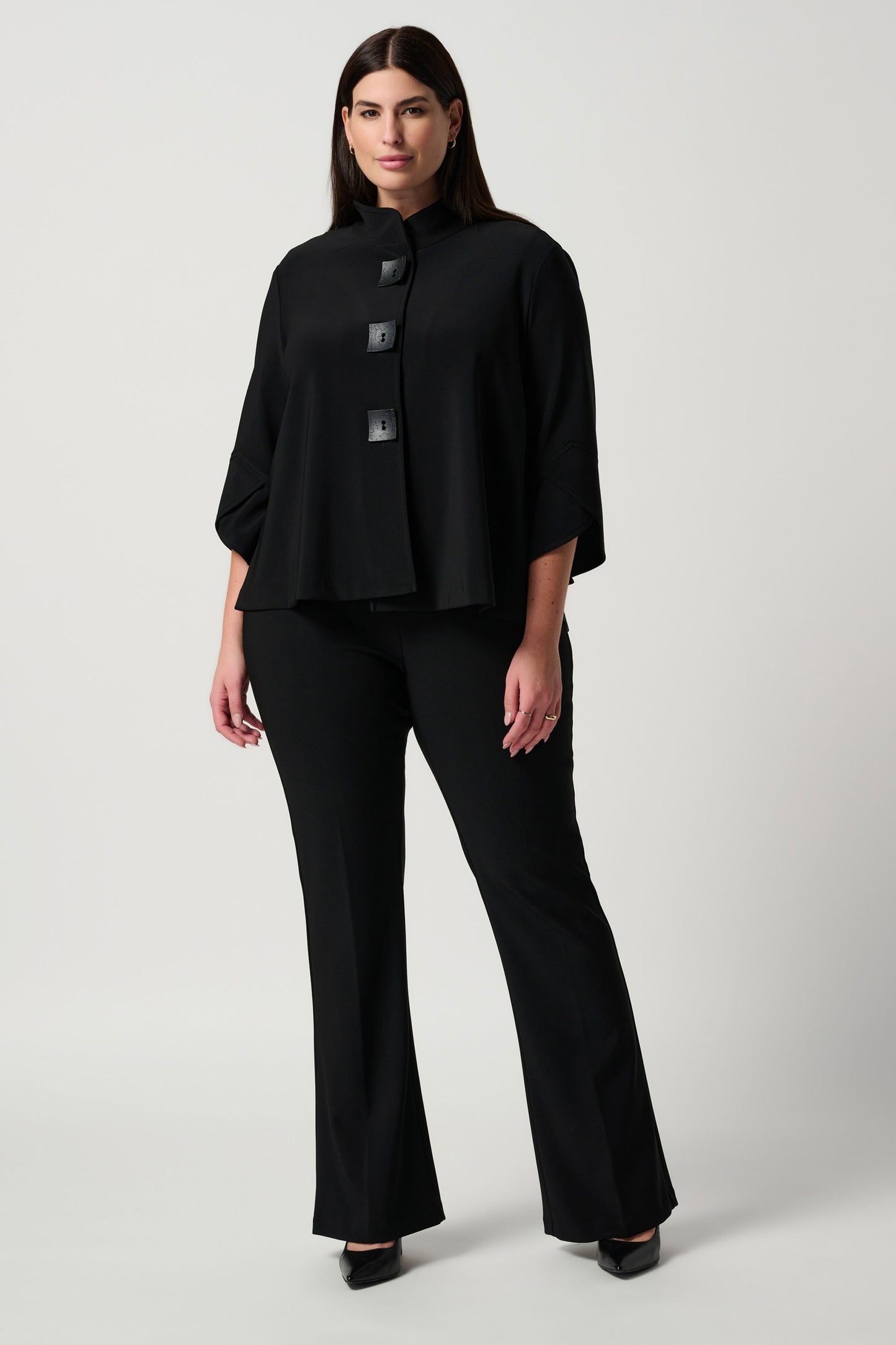 Joseph Ribkoff Classic Flared Trousers Black 163099-11