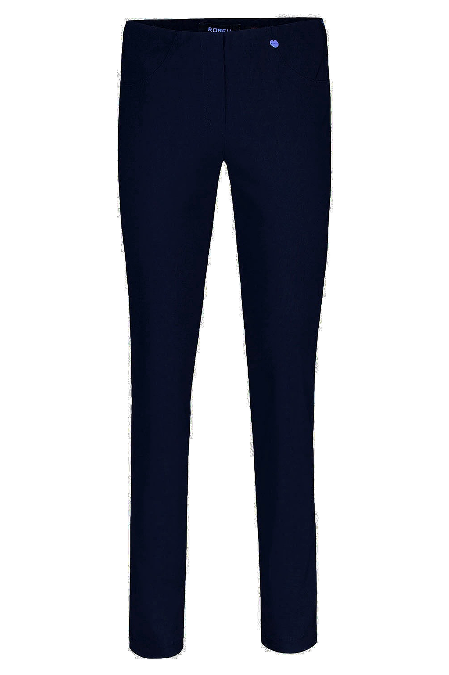 Robell Bella Short Length Trousers Navy 51559-5499-69S - 29" Leg
