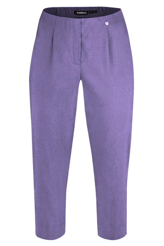 Robell Marie 07 Capri Trousers Lavender 51576-5499-523