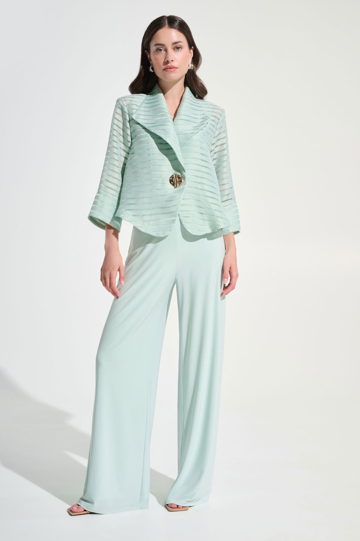 Joseph Ribkoff Wide Leg Trousers Pistachio 221340-4526